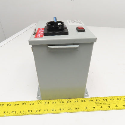 Daykin MDGTC-05 480V Primary 1Ph 120V Secondary Transformer Disconnect 1000VA