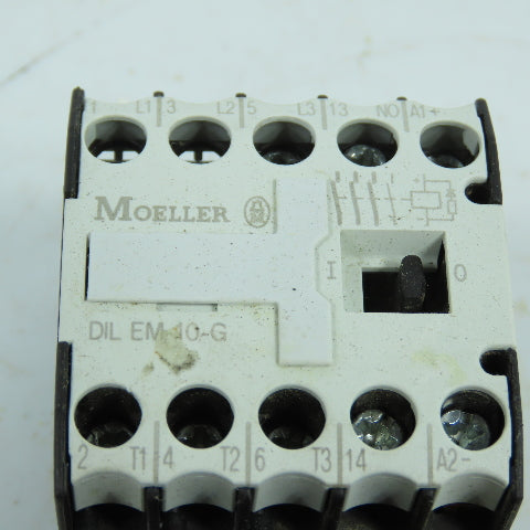 Moeller DILEM-10-G IEC Power Contactor 24VDC Coil 5HP W/ZE-1.0 Overload 0.6-1.0A