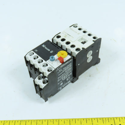 Moeller DILEM-10-G IEC Power Contactor 24VDC Coil 5HP W/ZE-1.0 Overload 0.6-1.0A