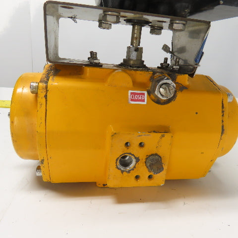 El-O-Matic ES0100.U2A04A.19K0 Pneumatic Valve Actuator 116PSI W/Beacon Indicator
