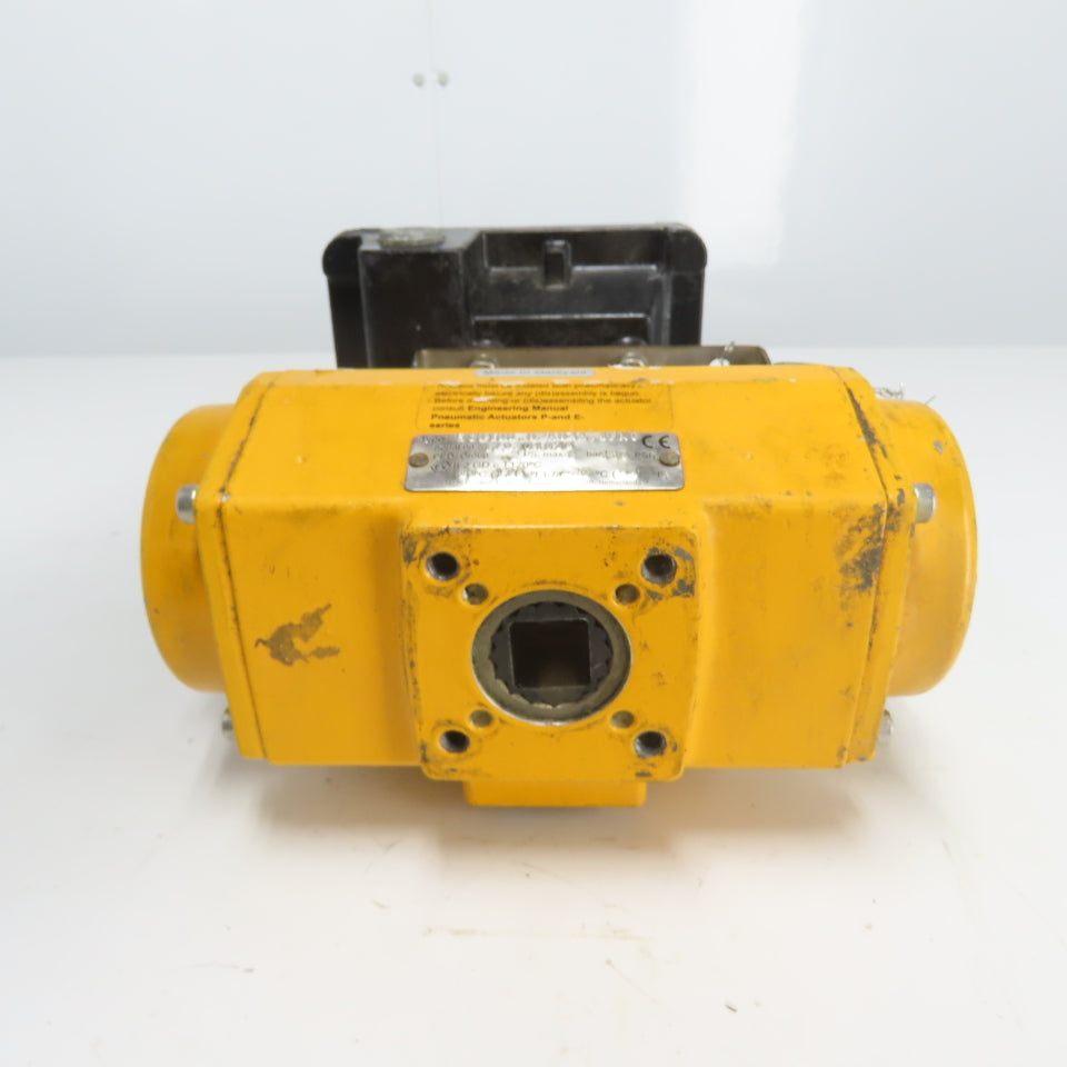 El-O-Matic ES0100.U2A04A.19K0 Pneumatic Valve Actuator 116PSI W/Beacon Indicator