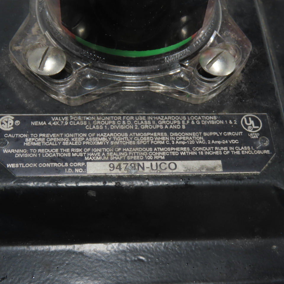 El-O-Matic ES0100.U2A04A.19K0 Pneumatic Valve Actuator 116PSI W/Beacon Indicator