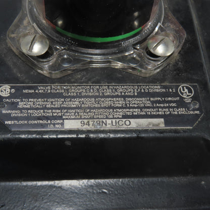 El-O-Matic ES0100.U2A04A.19K0 Pneumatic Valve Actuator 116PSI W/Beacon Indicator