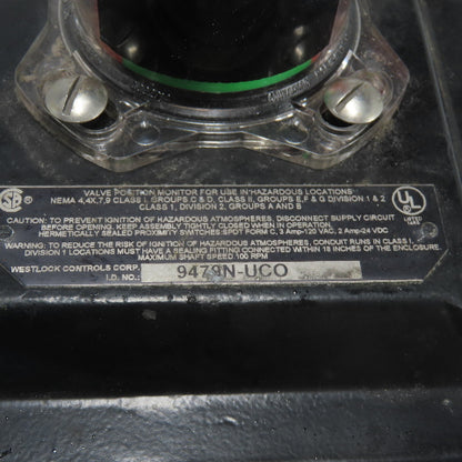 El-O-Matic ES0100.U2A04A.19K0 Pneumatic Valve Actuator 116PSI W/Beacon Indicator