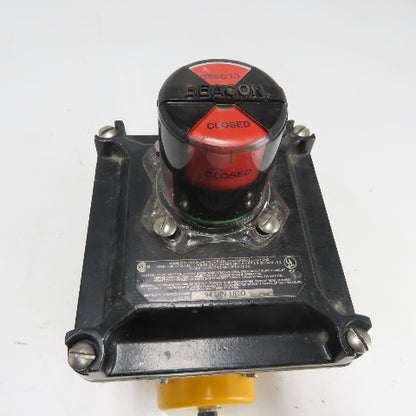 El-O-Matic ES0100.U2A04A.19K0 Pneumatic Valve Actuator 116PSI W/Beacon Indicator