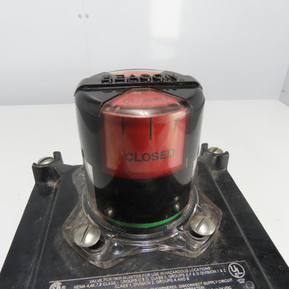 El-O-Matic ES0100.U2A04A.19K0 Pneumatic Valve Actuator 116PSI W/Beacon Indicator