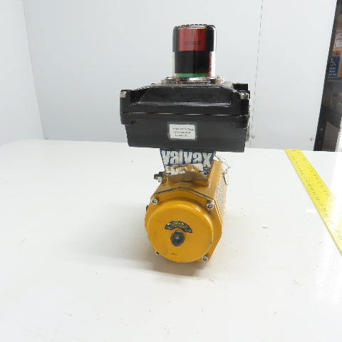 El-O-Matic ES0100.U2A04A.19K0 Pneumatic Valve Actuator 116PSI W/Beacon Indicator