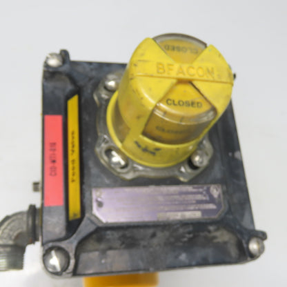 El-O-Matic ES0065.U2A04A.14K0 Pneumatic Valve Actuator 116PSI W/Beacon Indicator