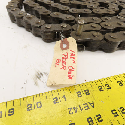 Peer BL Steel Leaf Chain 2x4 Lacing 2" Pitch 128" OAL