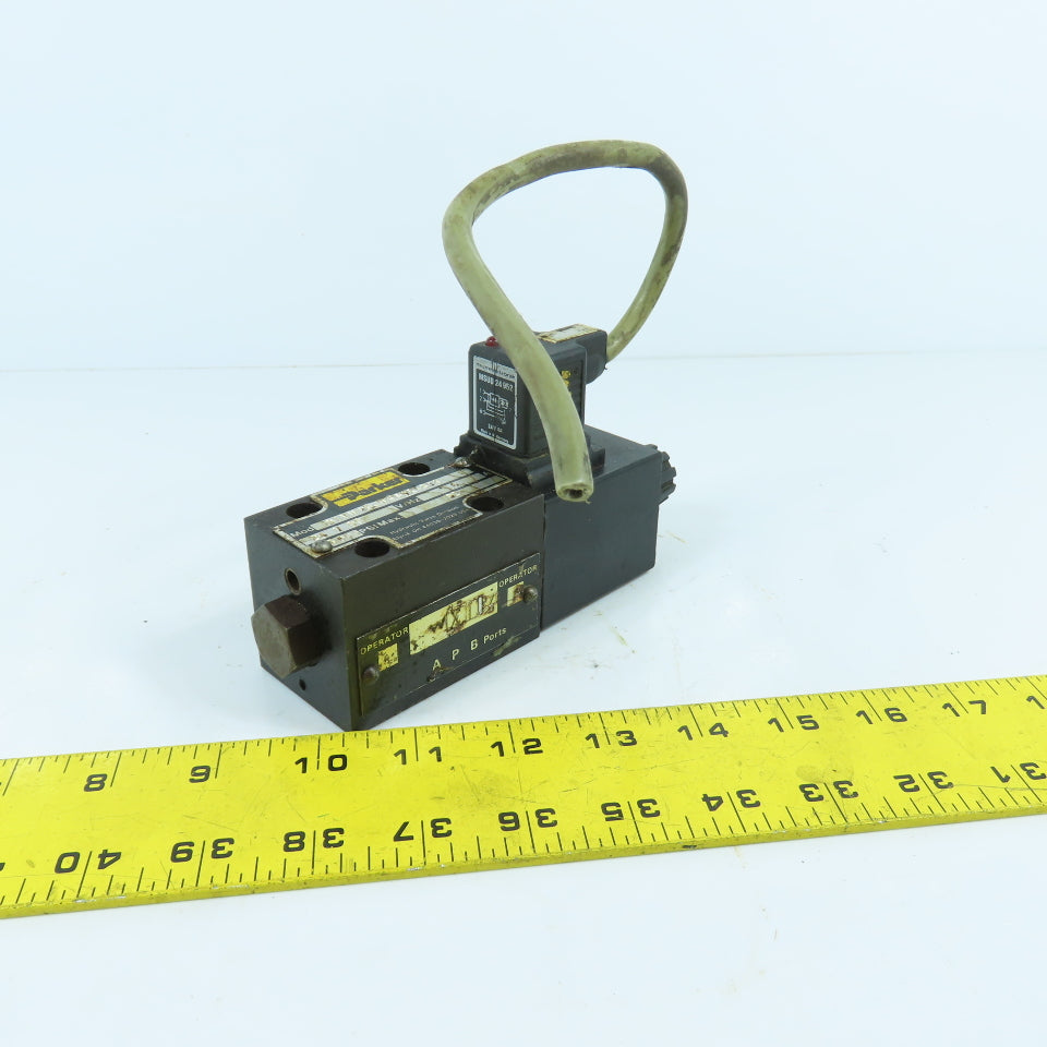 Parker D1VW9HJWF59X4394 Hydraulic Directional Valve 24VDCC 3000PSI