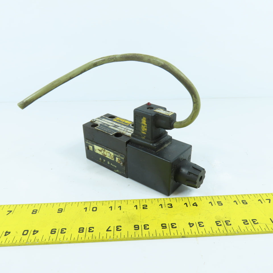 Parker D1VW9HJWF59X4394 Hydraulic Directional Valve 24VDCC 3000PSI