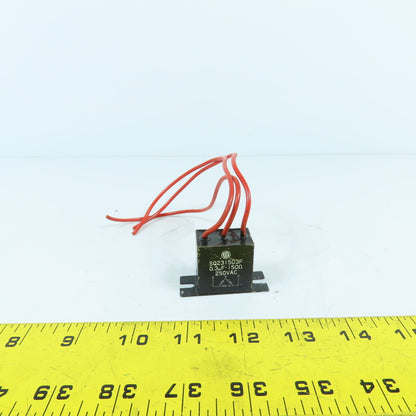 Nisshin Okuma SQ231503F 0.3 uF 150 ohm Surge Arrestor / Suppressor 250VAC