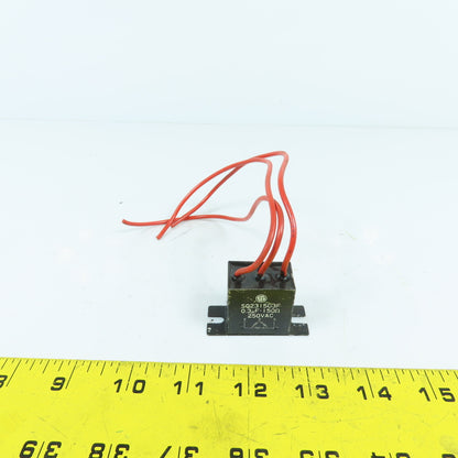 Nisshin Okuma SQ231503F 0.3 uF 150 ohm Surge Arrestor / Suppressor 250VAC
