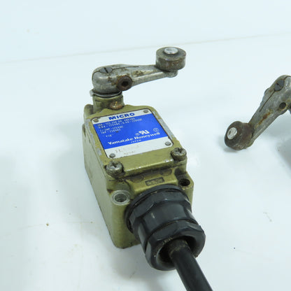 Yamatake Honeywell 1LS1-J 10A Roller Arm Plunger Limit Switch 250VAC Lot Of 3