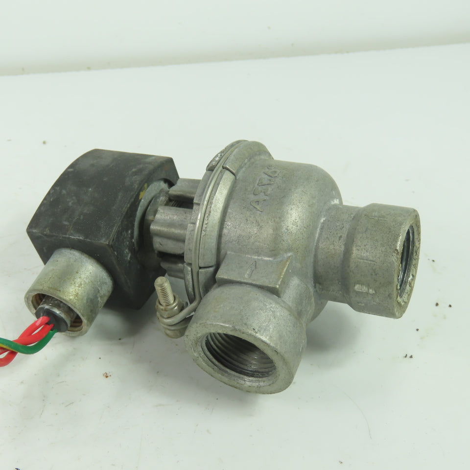 Asco EF8321G1 Red Hat II Solenoid Valve 1/4" 120V Coil