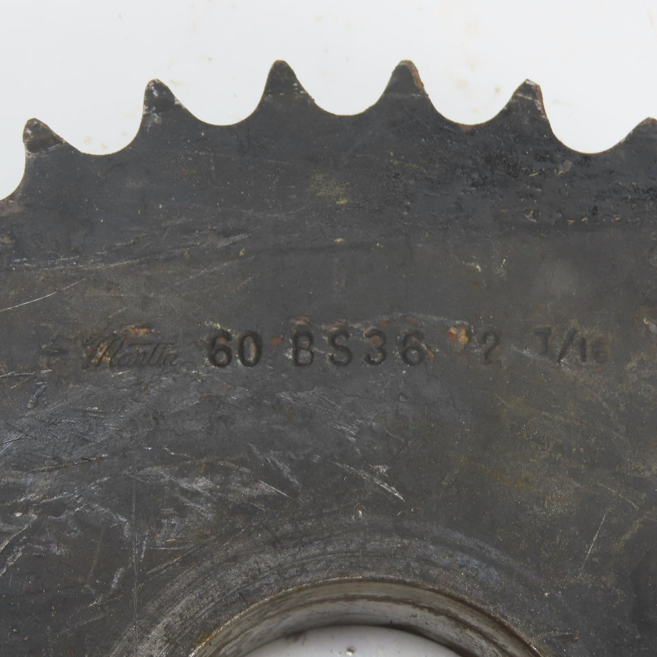 Martin 60 BS36 9" OD Roller Chain Sprocket 36-Tooth 2-7/16" Bore