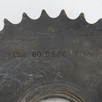 Martin 60 BS36 9" OD Roller Chain Sprocket 36-Tooth 2-7/16" Bore
