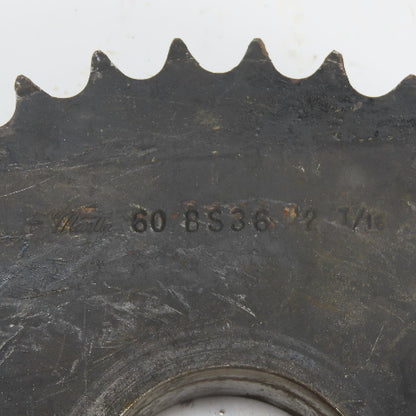 Martin 60 BS36 9" OD Roller Chain Sprocket 36-Tooth 2-7/16" Bore