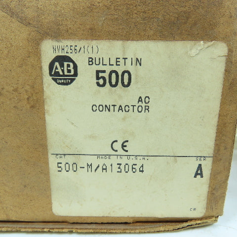 Allen Bradley 500-M/A13064 Size 1 Motor Starter 27A 10HP 120V 40HZ Coil NEW