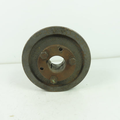 5-5/8" OD x 1-1/2" Wide 3 Groove V-Belt Pulley 1-3/8" Bore