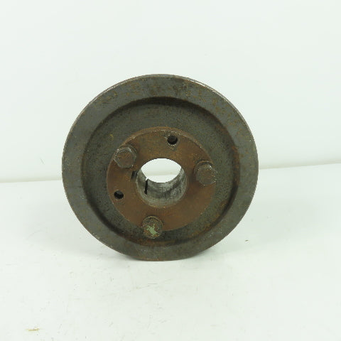 5-5/8" OD x 1-1/2" Wide 3 Groove V-Belt Pulley 1-3/8" Bore