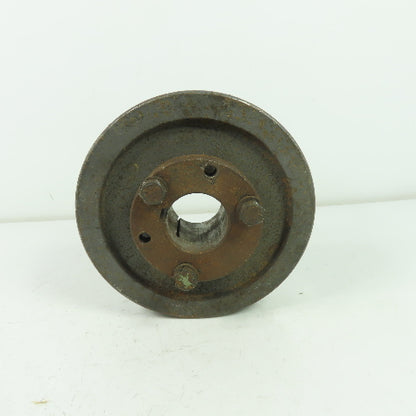 5-5/8" OD x 1-1/2" Wide 3 Groove V-Belt Pulley 1-3/8" Bore