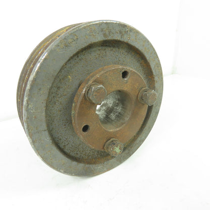 5-5/8" OD x 1-1/2" Wide 3 Groove V-Belt Pulley 1-3/8" Bore