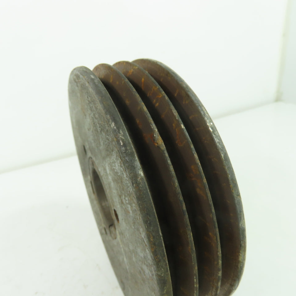 5-5/8" OD x 1-1/2" Wide 3 Groove V-Belt Pulley 1-3/8" Bore