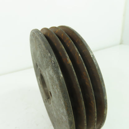 5-5/8" OD x 1-1/2" Wide 3 Groove V-Belt Pulley 1-3/8" Bore
