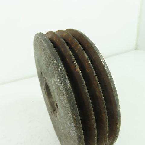 5-5/8" OD x 1-1/2" Wide 3 Groove V-Belt Pulley 1-3/8" Bore