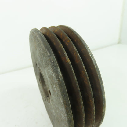 5-5/8" OD x 1-1/2" Wide 3 Groove V-Belt Pulley 1-3/8" Bore