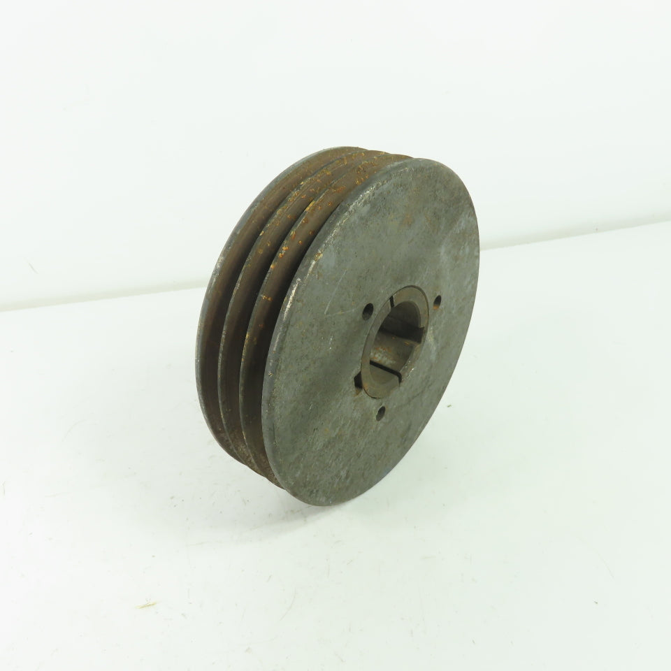 5-5/8" OD x 1-1/2" Wide 3 Groove V-Belt Pulley 1-3/8" Bore