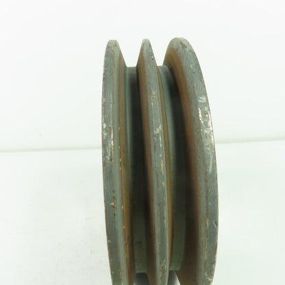 6-3/4" OD x 1-3/4" Wide 2 Groove V-Belt Pulley 2-1/8" Bore