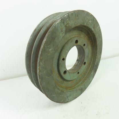 6-3/4" OD x 1-3/4" Wide 2 Groove V-Belt Pulley 2-1/8" Bore
