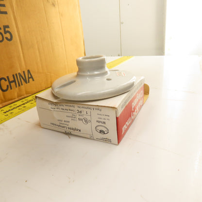 Pass & Seymour 8407DCK 272 660W 250V White Porcelain Keyless Lampholder Lot /42
