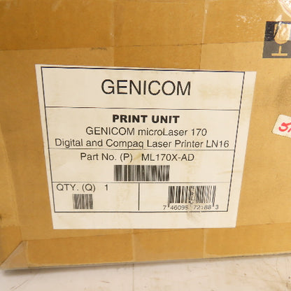 Genicom ML170X-AD Print Unit For LN17 Genicom ML170 Printer NOS