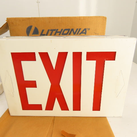 Lithonia P000639 XSW2R-S12 266X Emergency Exit Light 118V 60HZ 0.3A