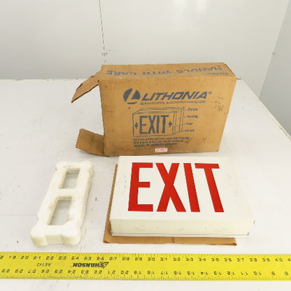 Lithonia P000639 XSW2R-S12 266X Emergency Exit Light 118V 60HZ 0.3A