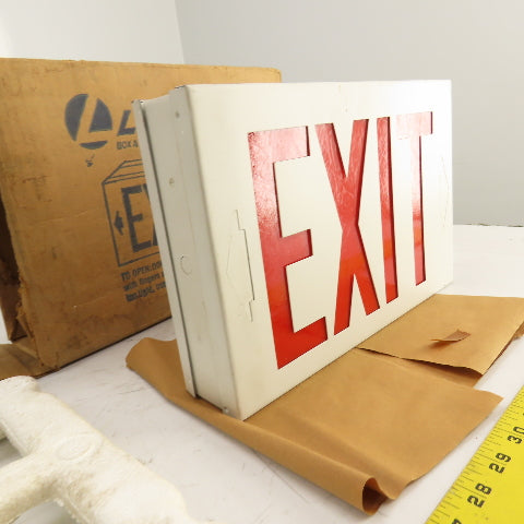 Lithonia P000639 XSW2R-S12 266X Emergency Exit Light 118V 60HZ 0.3A