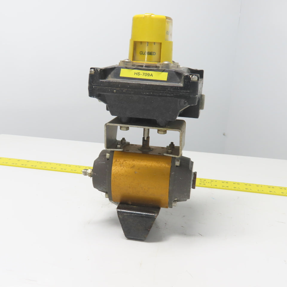 Flowserve 1039SNR6 Pneumatic Actuator 120PSI 95IN LBS W/ Beacon Indicator