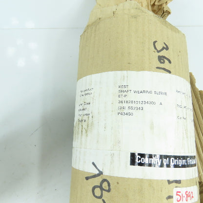 Sulzer Kest 361828101234300 524 Shaft Wearing Sleeve ET-P 3.35" OD x 9" OAL