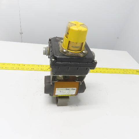 Flowserve 1039SN6R6 Pneumatic Actuator 120PSI 75IN LBS W/ Beacon Indicator