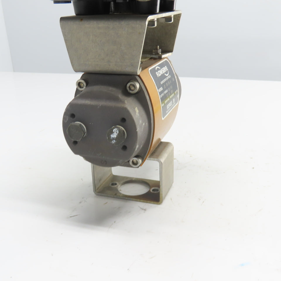 Flowserve 1039SN6R6 Pneumatic Actuator 120PSI 75IN LBS W/ Beacon Indicator