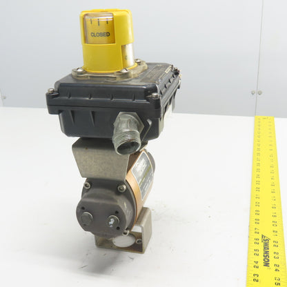 Flowserve 1039SN6R6 Pneumatic Actuator 120PSI 75IN LBS W/ Beacon Indicator