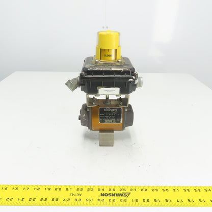 Flowserve 1039SN6R6 Pneumatic Actuator 120PSI 75IN LBS W/ Beacon Indicator