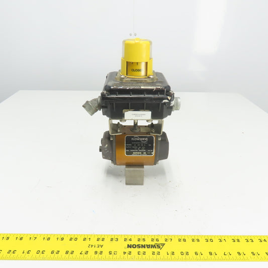 Flowserve 1039SN6R6 Pneumatic Actuator 120PSI 75IN LBS W/ Beacon Indicator