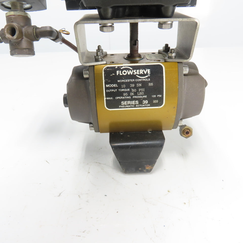 Flowserve 1039SNR6 Pneumatic Actuator 120PSI 96IN LBS W/ Beacon Indicator