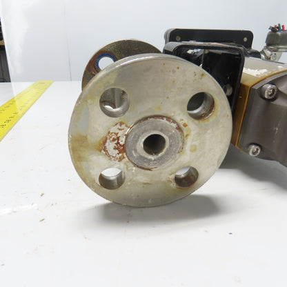 Flowserve 10E39SXZ1120A Ball Valve Pneumatic Actuator 120PSI 96IN LBS W/ Sensor
