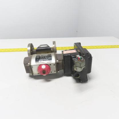 Flowserve 10E39SXZ1120A Ball Valve Pneumatic Actuator 120PSI 96IN LBS W/ Sensor