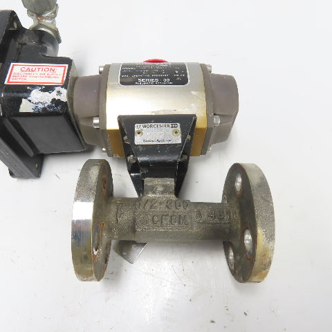 Flowserve 10E39SXZ1120A Ball Valve Pneumatic Actuator 120PSI 96IN LBS W/ Sensor
